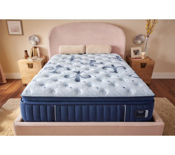 Stearns Foster Estate Firm Euro Pillowtop Mattress Bedding Plus Mattress